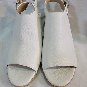 VIA SPIGA - White Espadrilles Wedge Sandals